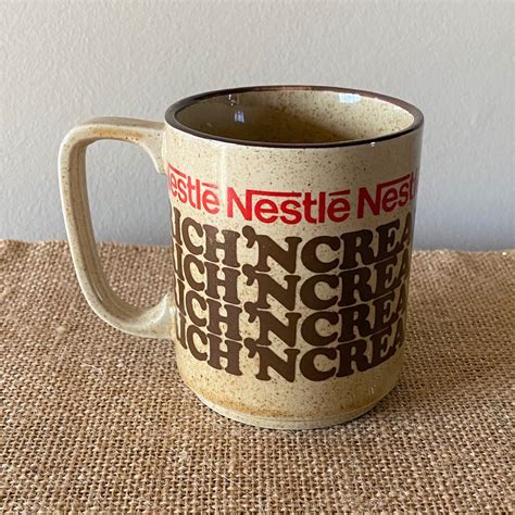 Vintage Nestle Hot Cocoa Mug Nestle Rich N Creamy Cocoa Etsy