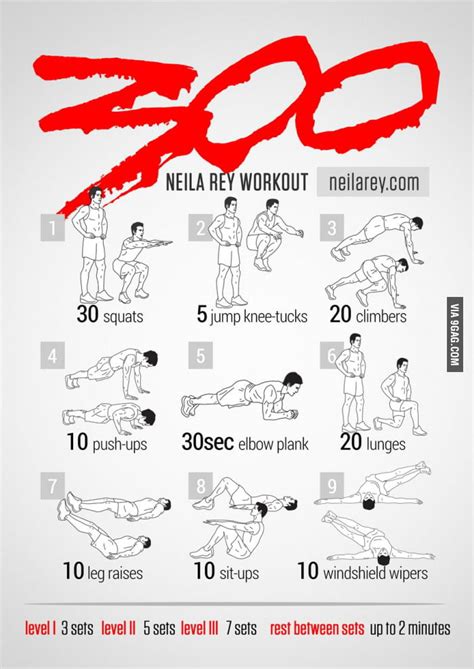 300 Spartan Workout 9GAG