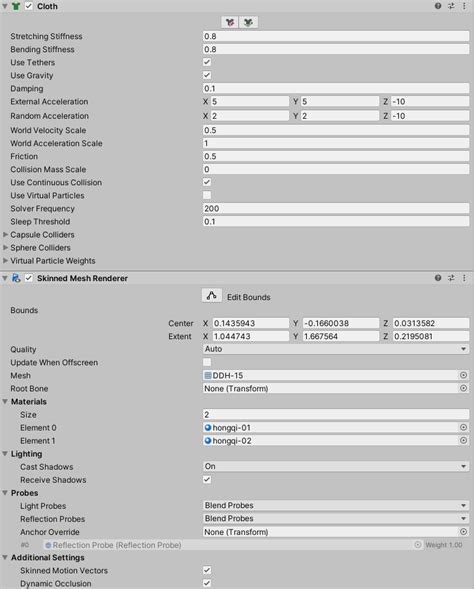 Skinned Mesh Renderer Unity