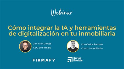 Webinar C Mo Integrar La Ia Y Herramientas De Digitalizaci N En Tu