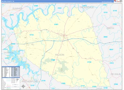 Maps Of Wilson County Tennessee