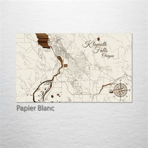 Klamath Falls, Oregon Street Map – Fire & Pine