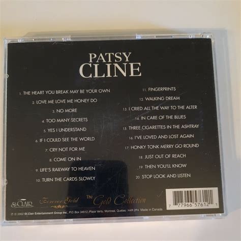 Patsy Cline The Gold Collection 20 Songs Cd Brand New Ship Free St