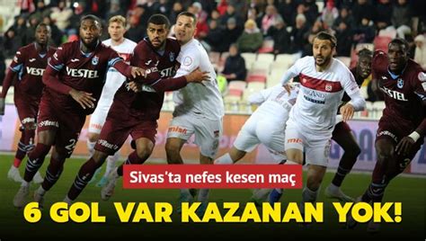 Ma Sonucu Sivasspor Trabzonspor