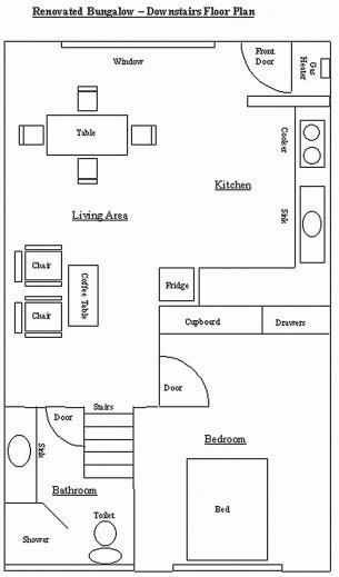 Gorgeous California Beach Bungalow Floor Plans Slyfelinos Bungalow ...