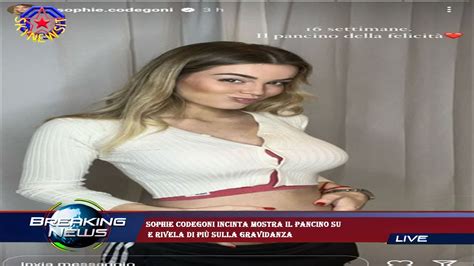 Sophie Codegoni incinta mostra il pancino su E rivela di più sulla