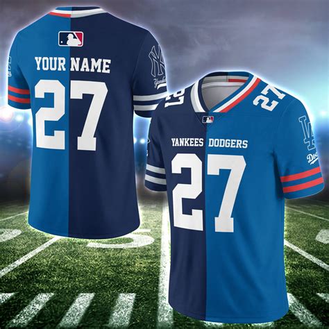 New York Yankees MLB House Divided Vneck Shirt Custom Your Name And