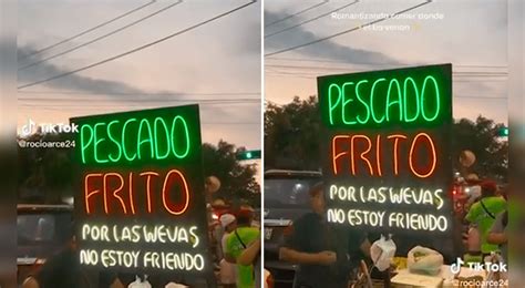 Tiktok Viral Vendedor Ambulante De Pescado Frito Sorprende Al