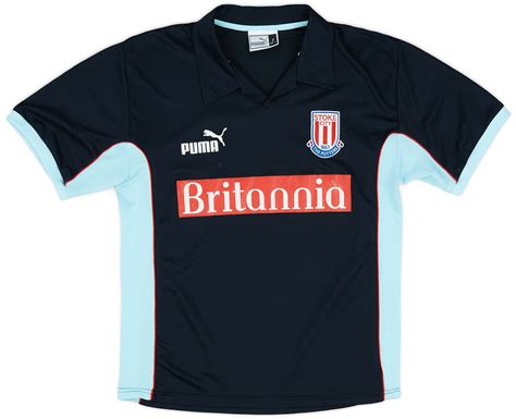 Stoke City Away Football Shirt Sponsored By Britannia