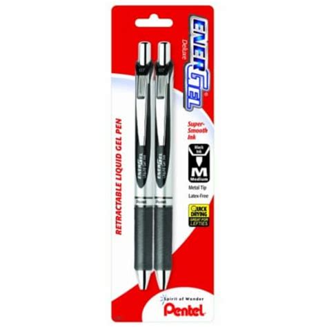 Pentel EnerGel RTX Retractable Liquid Gel Pen 0 7mm Pack Of 14 14