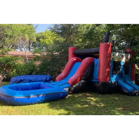 Bounce House Water Slide - 0007 - Creative Party Rental