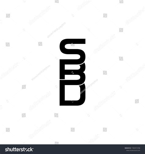 Sbd Letter Original Monogram Logo Design Stock Vector (Royalty Free ...