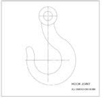 Crane Hook D Drawing With All Dimensions In Mm Cad Files Dwg Files