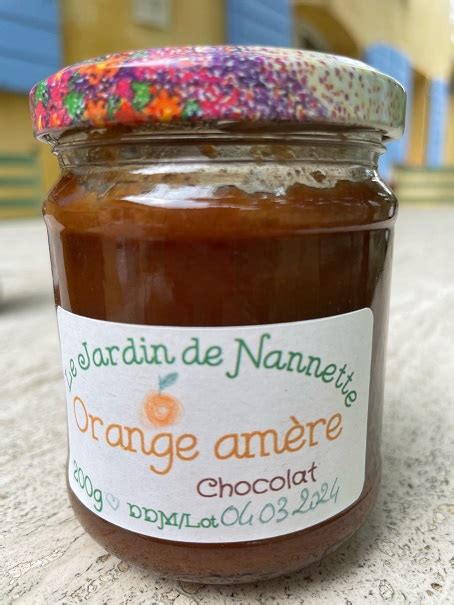 Confiture Orange Am Re De Fayence Chocolat Sucre De Canne Bio