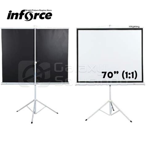 Jual Inforce Tripod Screen Inch Layar Projector Stand Kota