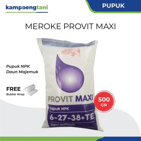 Jual Meroke Provit Maxi Npk Te Gram Pupuk Npk Daun Majemuk