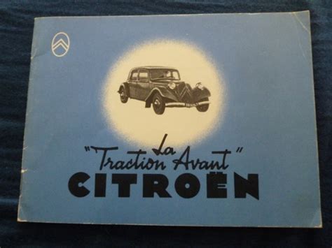 Brochures Catalogues Page Citro N Traction Avant Catawiki