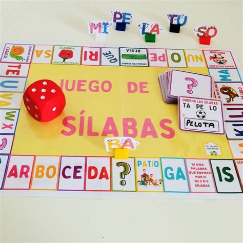 Juego con sílabas La Casita Educativa