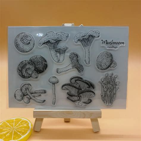 Mushroom Transparent Clear Silicone Stamp Seal For Diy Scrapbooking