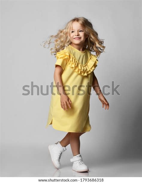 Стоковая фотография 1793686318 Happy Smiling Cute Blonde Curly Kid Shutterstock