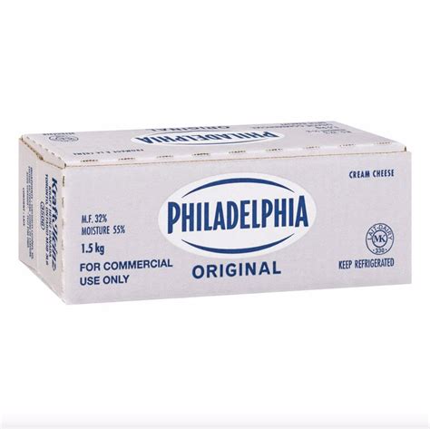 KRAFT PHILADELPHIA CREAM CHEESE 1.5KG – Mia Food Service