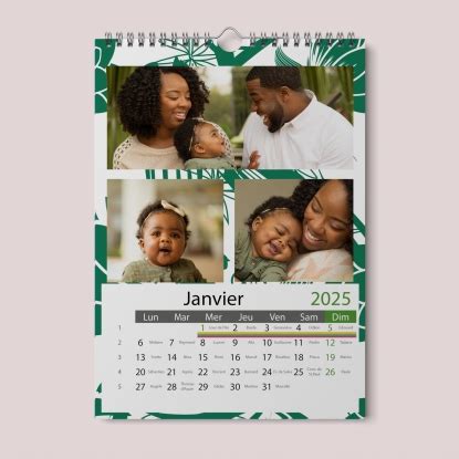 Calendrier Photo Mural Personnaliser Simple Et Rapide Cr Er