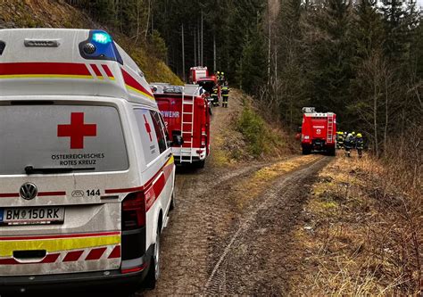 Person Unter Baumstamm Eingeklemmt 40 Florianis Im Einsatz 5 Minuten