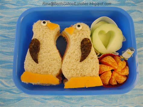 Bento School Lunches Bento Lunch 274 World Penguin Day Bento