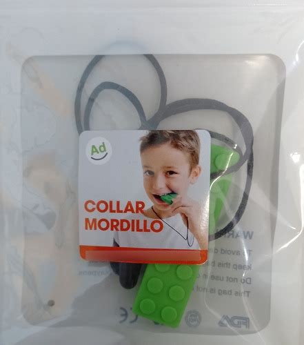 Collar Mordillo Ladrillo Niños Ansiedad Oral Autismo