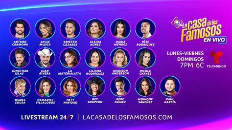 La Casa De Los Famosos 3 La Lista Completa De Participantes Telemundo Washington Dc 44