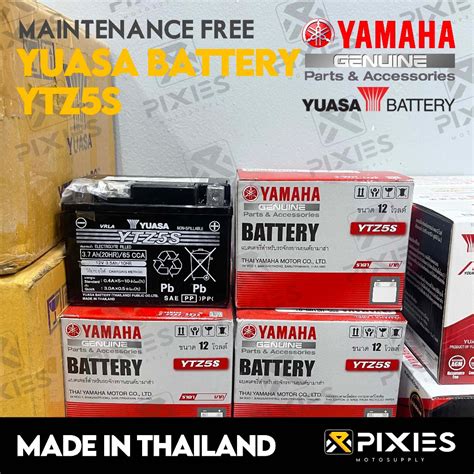 YUASA THAILAND YTZ5S YTZ4V Motorcycle Battery 12V 3 5Ah Maintenance