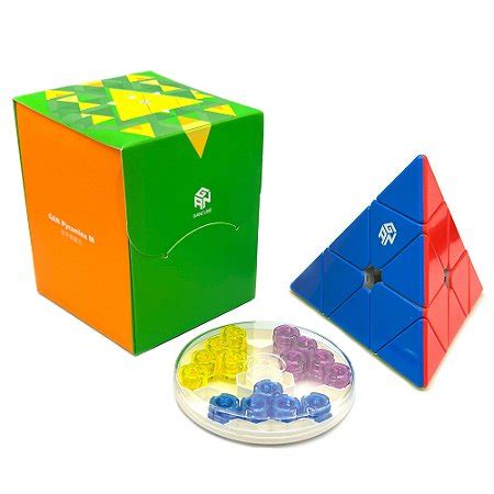 Cubo Mágico GAN Pyraminx Enhanced Magnético Original Cubo ao Cubo