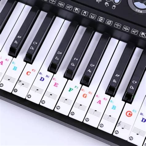 Piano Learning Made Easy With Clear Keyboard Stickers