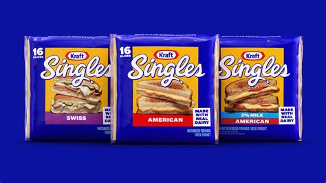 Kraft Singles' Signature Packaging Just Got A Total Revamp