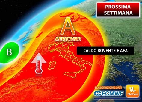 Meteo Bolla Rovente La Prossima Settimana Clima Infernale Con L Alta