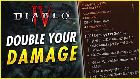 These Broken Stats Double Your Damage Diablo Gear Guide Youtube