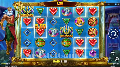 Rise Of Atlantis Blueprint Gaming Slot Review Demo Game