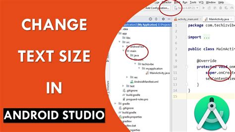 How To Change Text Size And Text Type In Android Studio Ide Android