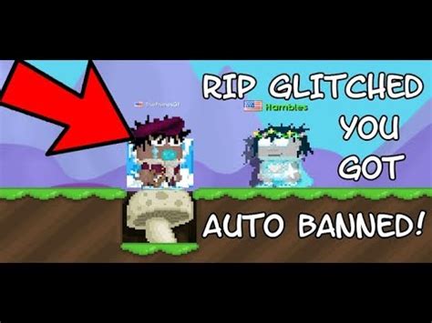 Growtopia THIS GLITCH GETS YOU BAN NEW BANNED GLITCH YouTube