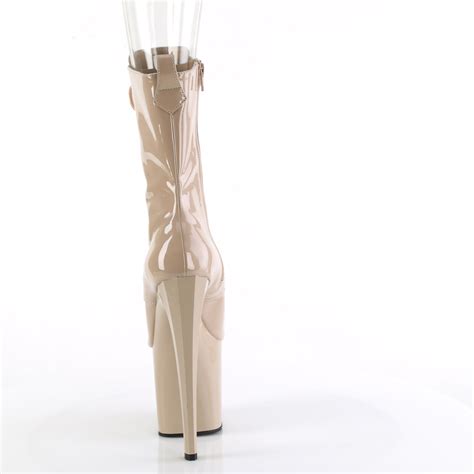 Sky High Shoes Premium Alternative Footwear Retailer UK Pleaser ENCHANT Nude Pat Nude