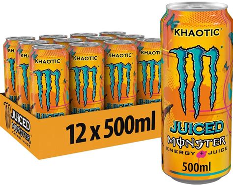 Monster Energy Juiced Khaotic 12 X 500 Ml