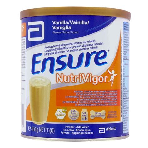 Ensure Nutrivigor Sabor Vainilla Gr Farmacia Cal Bria