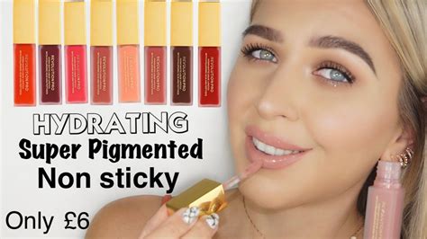 Revolution Pro Hydra Matte Liquid Lipstick Review Test YouTube