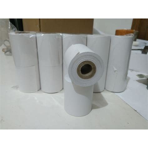 Jual Kertas Kasir HVS 58x48mm Paket 1 Pack 10 Roll Shopee Indonesia