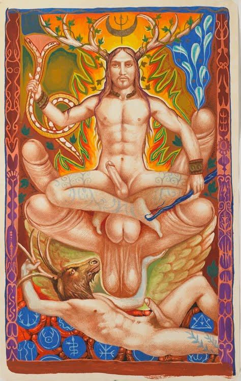 Rule 34 Cernunnos Herne The Hunter Male Only Multiple Penises Nude