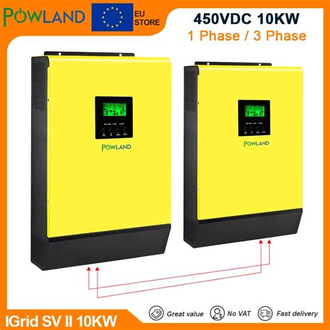 Onduleur Solaire Hybride Kw V V V Dc Entr E Pv A Li Au