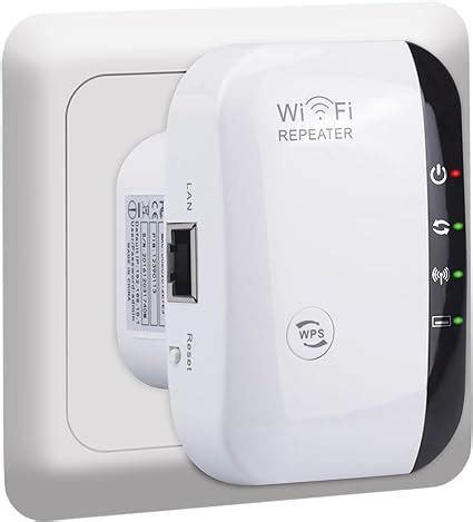 Répéteur WiFi Puissant 2 4GHz 300Mbps Amplificateur WiFi avec Port