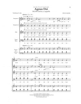 Agnus Dei SATB Choir Print Sheet Music Now