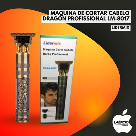 MAQUINA DE CORTAR CABELO DRAGON PROFISSIONAL LM 8018 Laércio Imports