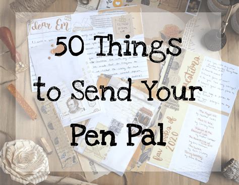 50 Things To Send Your Pen Pal In 2023 Pen Pal Ts Pen Pal Crafts